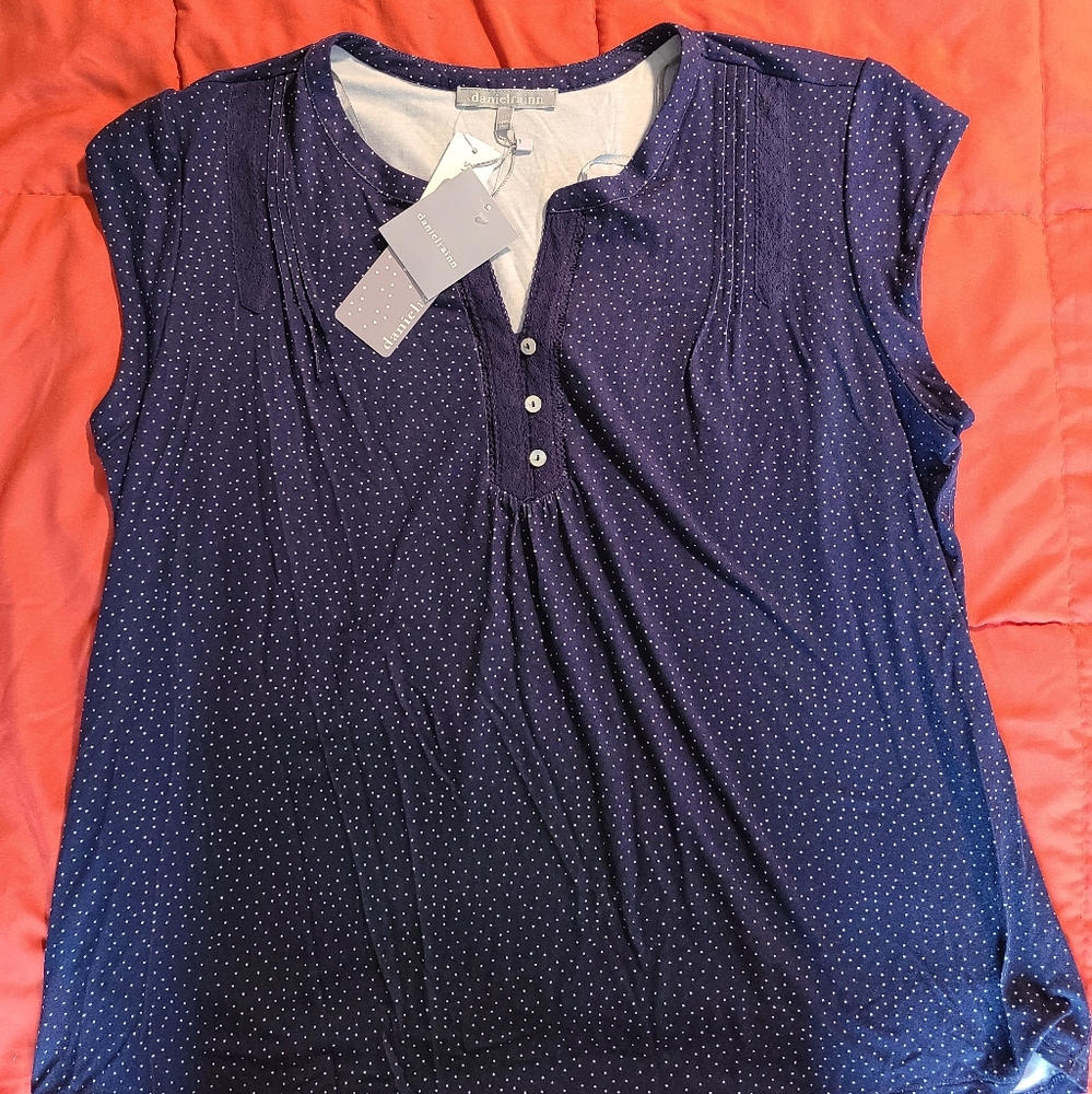 Daniel Rainn, Arlington Button Detail Knit Top